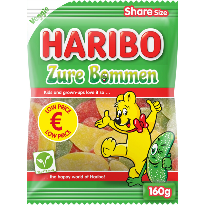 Een afbeelding van Haribo Zure bommen