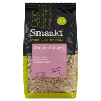 pdp-image-Smaakt Groene linzen 400g - bio