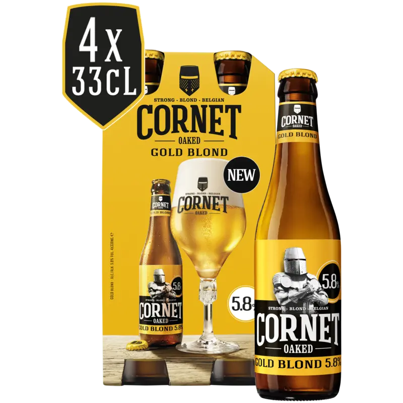 Oaked gold blond 4-pack