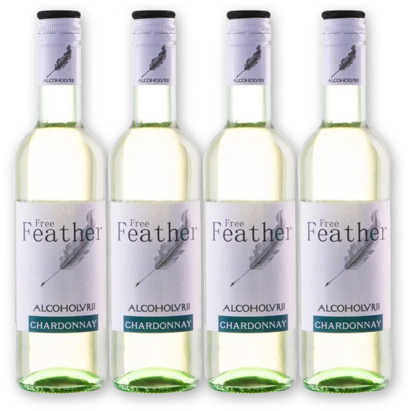 Free Feather Free Feather Chardonnay AF 4 flessen