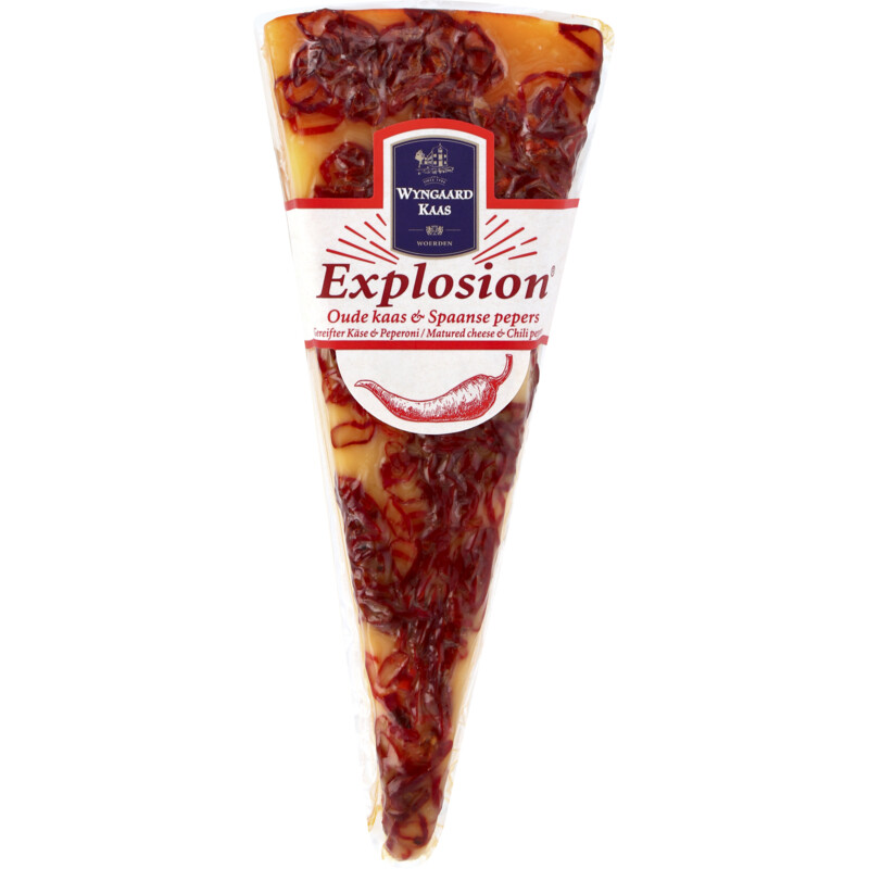 Wyngaard Explosion Oude Kaas & Spaanse Pepers 125 g