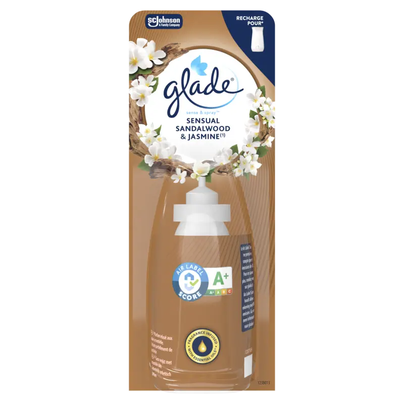 Glade Sense & spray sandalwood navulling