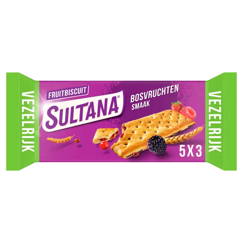 Sultana Fruitbiscuit bosvruchten