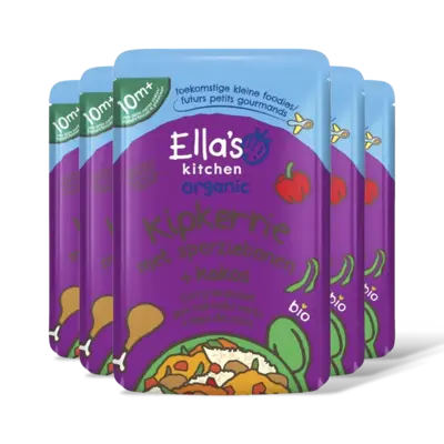 pdp-image-Ella's kitchen Kipkerrie met sperziebonen en kokos 5-pk