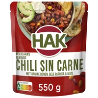 Hak Chili sin carne schotel