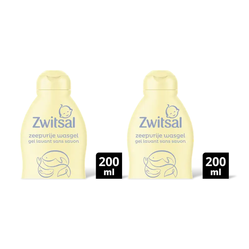 Baby zeepvrije wasgel 2pack