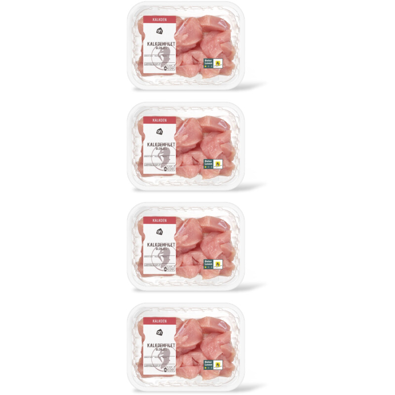 AH Kalkoenfilet blokjes 4-pack