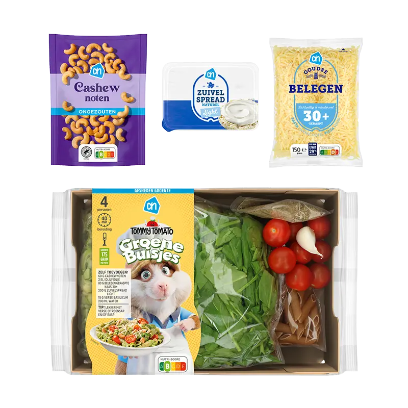 AH Gesneden VSP groene buisjes cashewnoten