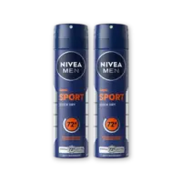 NIVEA Men sport anti transpirant spray 2-pack