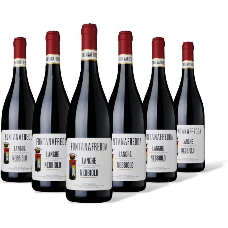 Fontanafredda Nebbiolo langhe 6 flessen