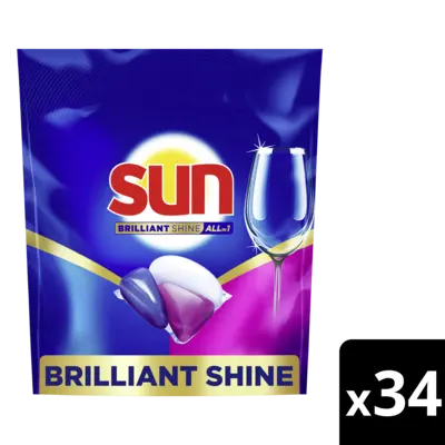 pdp-image-Sun Brilliant shine all-in-1 vaatwascapsules