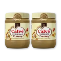 Calvé Creamy pindakaas 2-pack