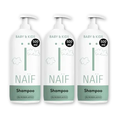 pdp-image-Naïf Baby & kids nourishing shampoo 3-pack