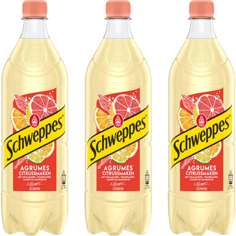 Een afbeelding van Schweppes Agrumes 3-pack