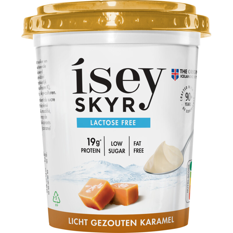 Een afbeelding van Isey Skyr licht gezouten caramel