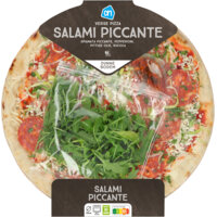 Een afbeelding van AH Verse pizza salami piccante