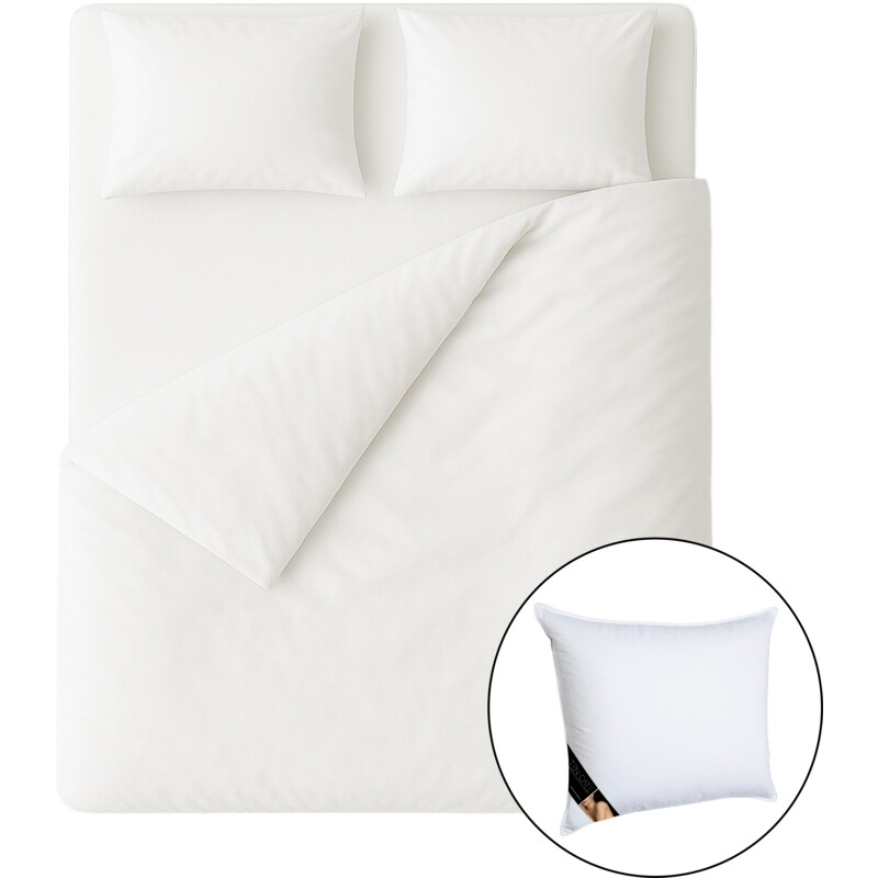 Een afbeelding van Ten Cate Katoensat dbo 140x200/220 wit 1k