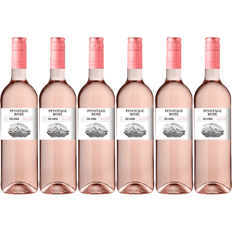Een afbeelding van AH Pinotage rosé 6 flessen