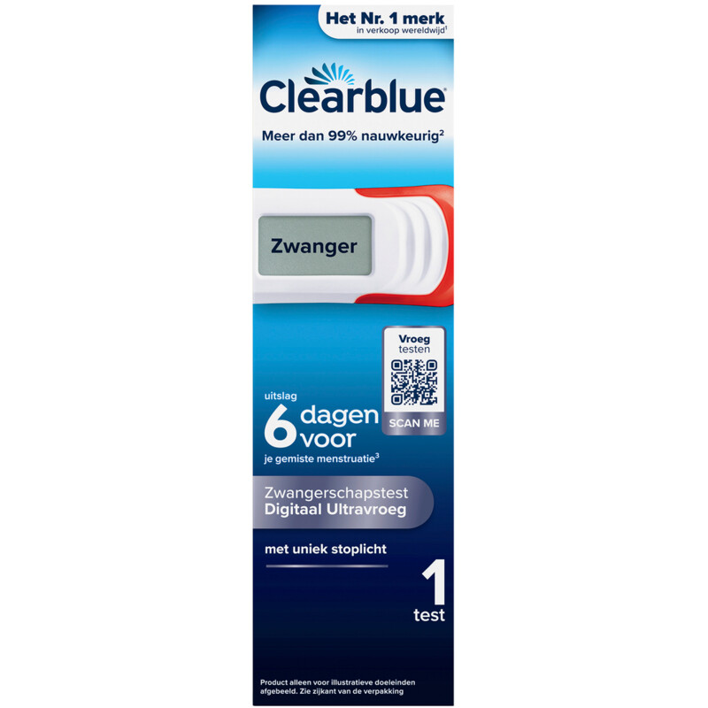 Clearblue Zwangerschapstest digitaal ultravroeg