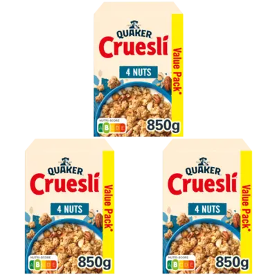 pdp-image-Quaker Cruesli 4 nuts VP 3-pack