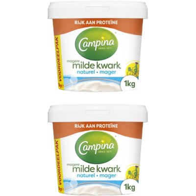 pdp-image-Campina Magere kwark naturel 1kg 2-pack