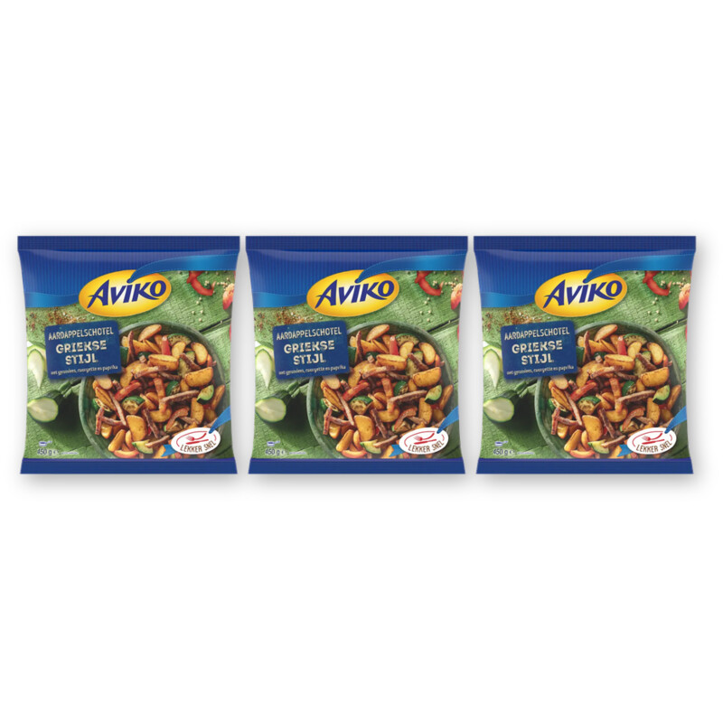 Aviko Aardappelschotel Griekse stijl 3-pack