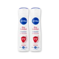 NIVEA Dry comfort anti-transpirant spray 2-pck