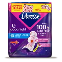 Libresse Goodnight ultra+ wings maandverband