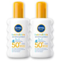 Nivea Sun Babies&kids 5in1 spray spf50+ 2-pack