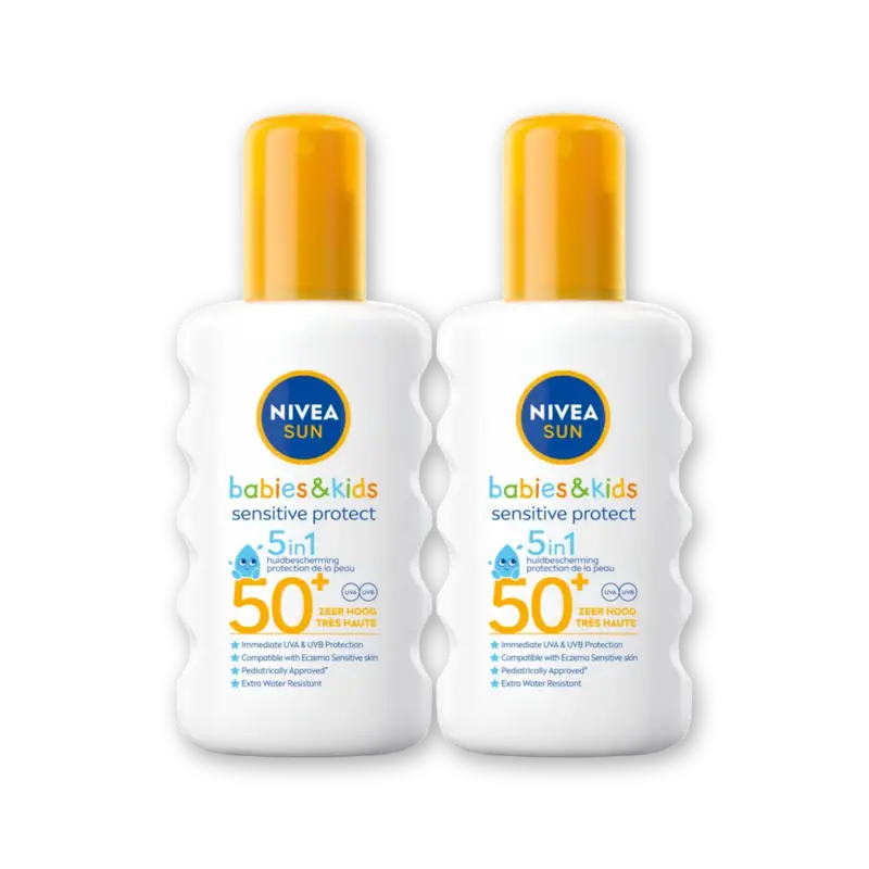 Nivea Sun Babies&kids 5in1 spray spf50+ 2-pack