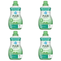 AH Puur vloeibaar wasmiddel wit 4-pack