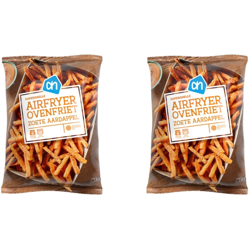 Een afbeelding van AH zoete aardappel airfryer friet 2-pack