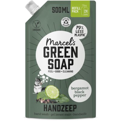 pdp-image-Marcel's Green Soap Handzeep bergamot black pepper refill