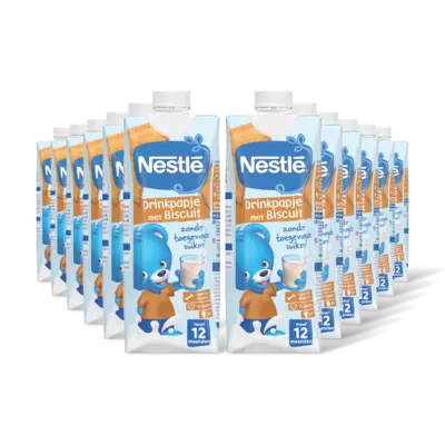 pdp-image-Nestlé Drinkpapje met biscuit vanaf 12 mnd 12pk