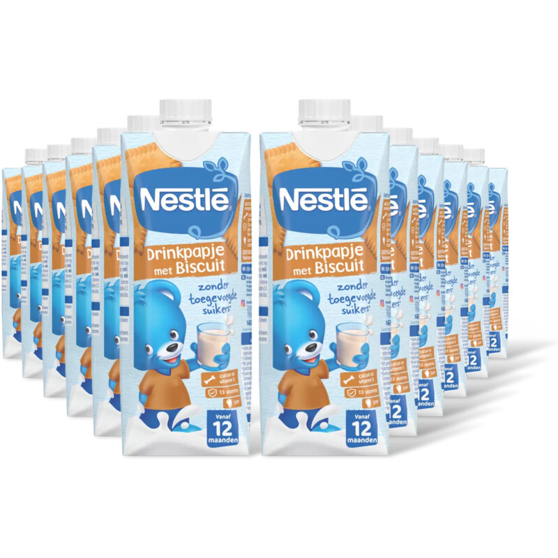 Nestlé Drinkpapje met biscuit vanaf 12 mnd 12pk