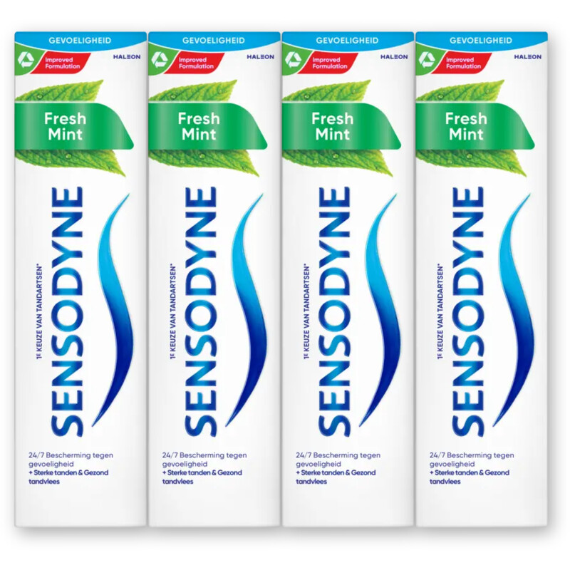 Sensodyne Proglasur fresh & clean tandpasta 4-pack