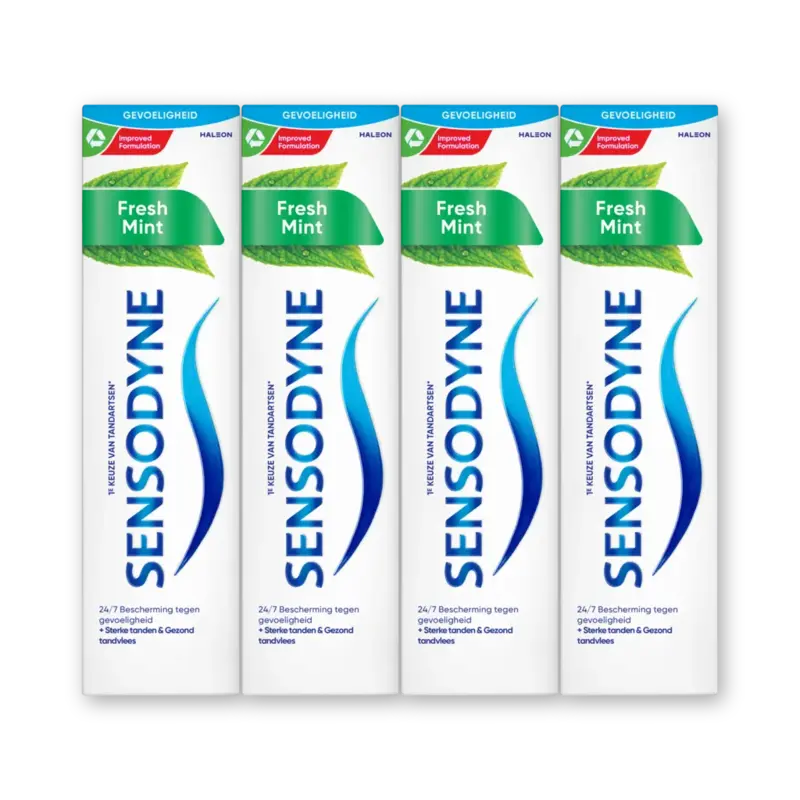 Sensodyne Fresh mint tandpasta 4-pack