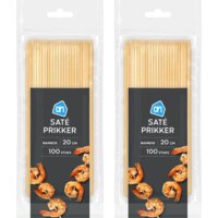 Een afbeelding van AH Sateprikkers bamboe 20cm 2-pack