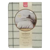 Mistral Home Dekbedovertrek streep beige 2-persoons