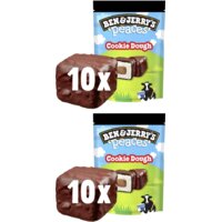Een afbeelding van Ben & Jerry's Peaces Salted Caramel Brownie 2-pack