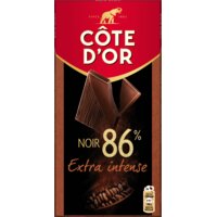 Een afbeelding van Côte d'Or Chocolade reep extra intense puur 86%
