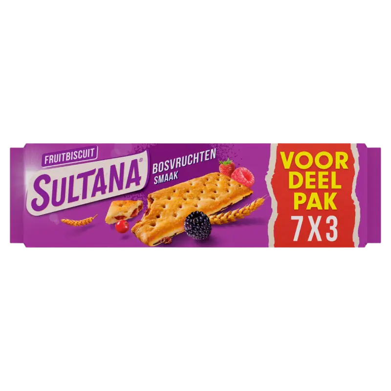 Fruitbiscuit bosvruchten voordeelpak