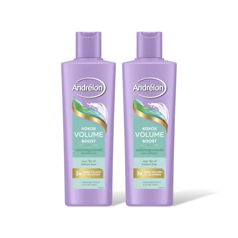 Andrélon Kokos volume boost shampoo 2-pack