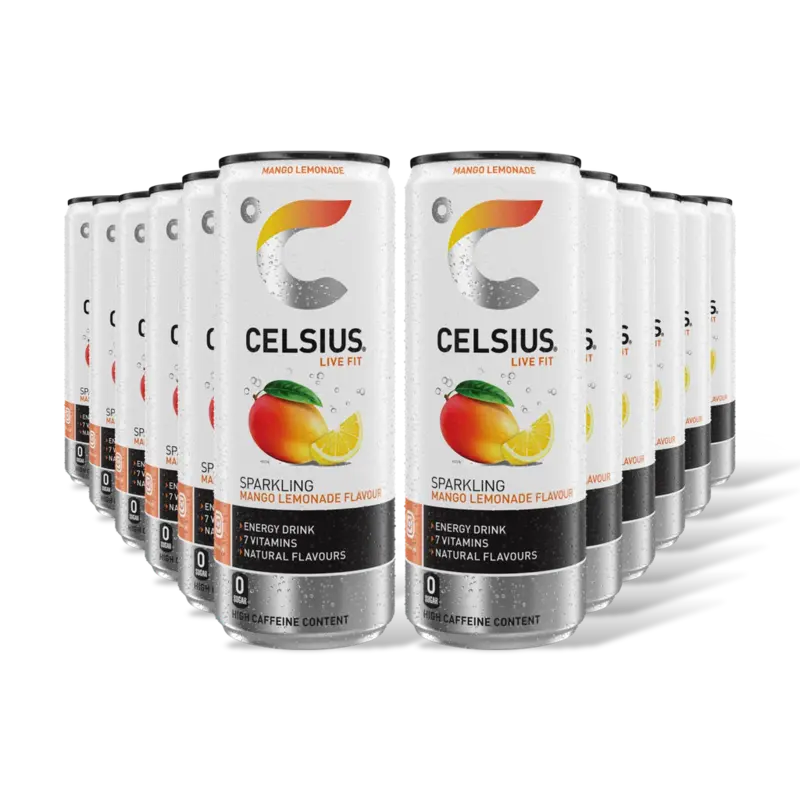 Sparkling mango lemonade flavour 12-pack