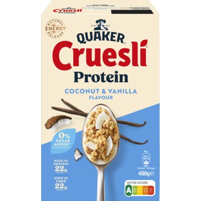 pdp-image-Quaker Cruesli protein coconut & vanilla smaak