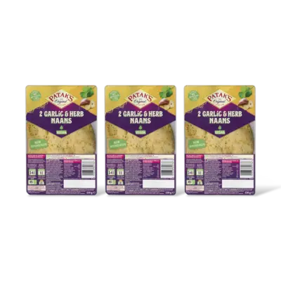 pdp-image-Patak's Naan garlic & coriander 3-pack