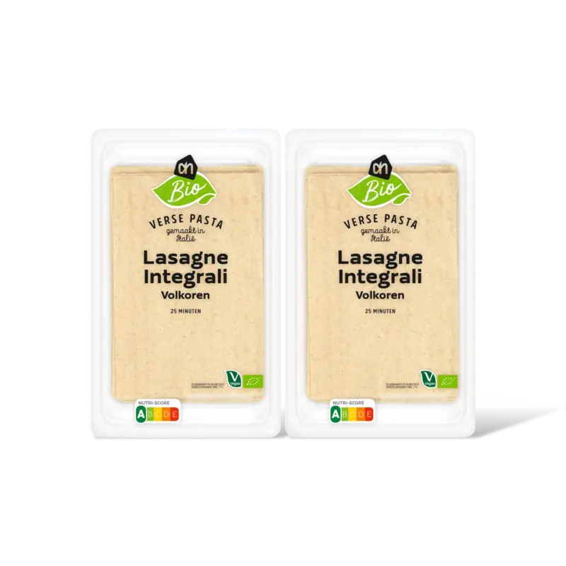 AH Biologisch Lasagne volkoren 2pack
