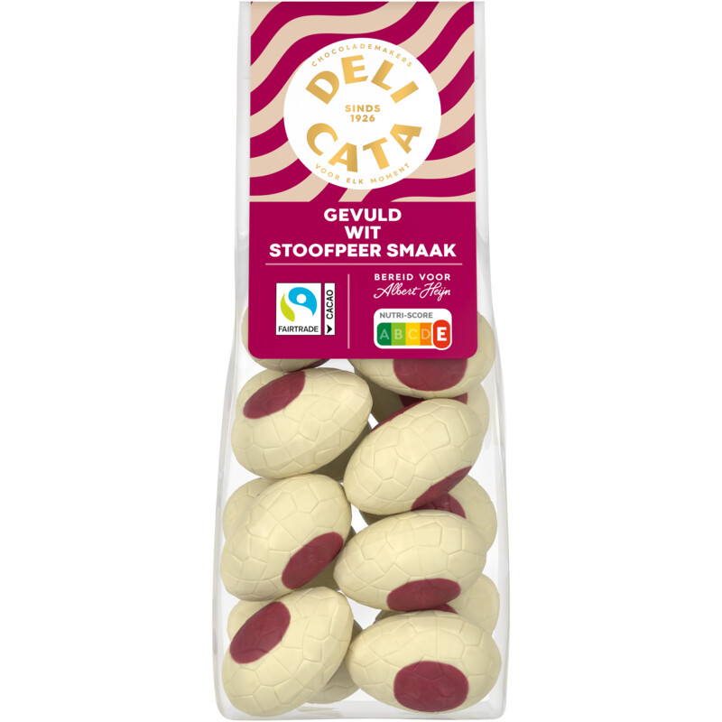 Een afbeelding van Delicata Paaseitjes gevuld stoofpeer