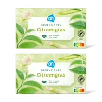 AH Groene thee citroengras 2-pack