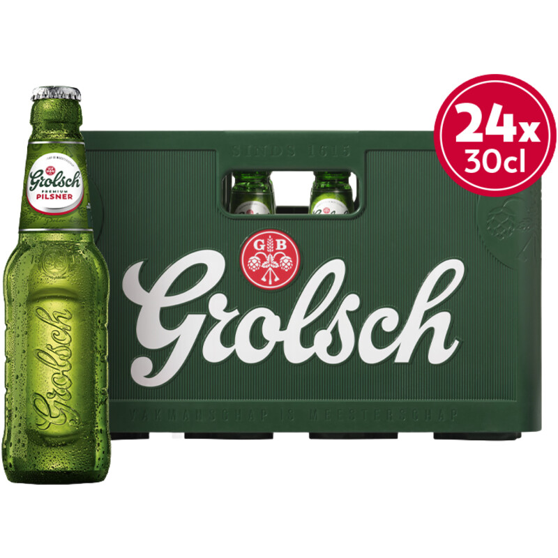 Een afbeelding van Grolsch Premium pilsner krat